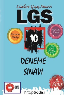 LGS 10 Deneme Sınavı - Kitap Vadisi Yayınları LGS Grubu