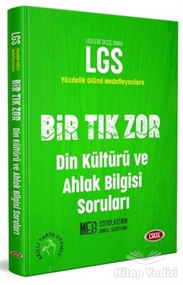 LGS Bir Tık Zor Din Kültürü ve Ahlak Bilgisi Soruları - Data Yayınları