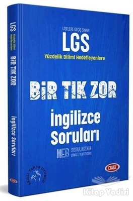 LGS Bir Tık Zor İngilizce Soruları - Data Yayınları