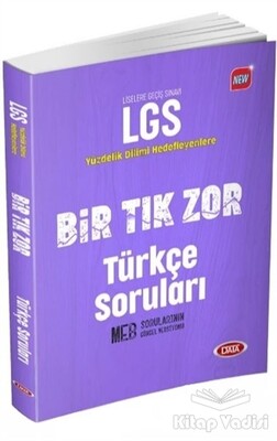 LGS Bir Tık Zor Türkçe Soruları - Data Yayınları