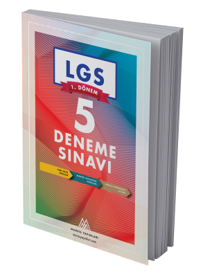 LGS Birinci Dönem 5 Deneme Sınavı - Marsis Yayınları LGS
