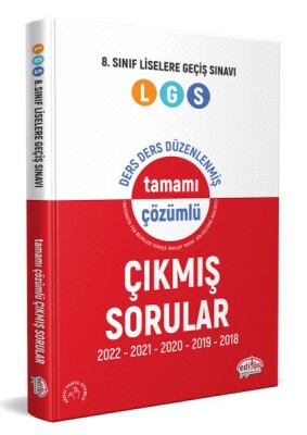 LGS Tamamı Çözümlü Çıkmış Sorular - Editör Yayınları