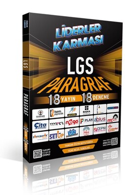 Liderler Karması 2022 LGS Paragraf Denemeleri (18x18) - Liderler Karması