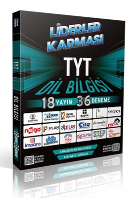 Liderler Karması 2022 TYT Dil Bilgisi Denemeleri (18x36) - Liderler Karması