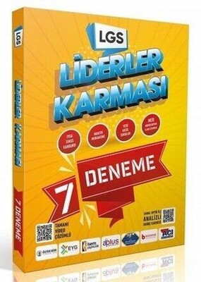 Liderler Karması LGS Tamamı Çözümlü 7 Li Deneme - Liderler Karması