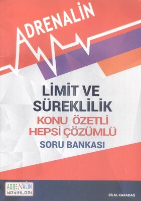 Limit ve Süreklilik - Konu Özetli - Hepsi Çözümlü Soru Bankası - Adrenalin Yayınları