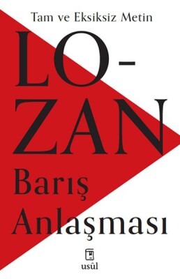 Lozan Barış Anlaşması - Usul Yayınları