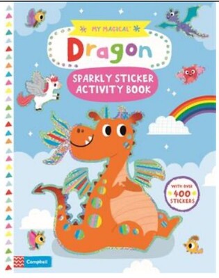 Magical Dragon Sticker Book - İngilizce Çocuk (ASA)