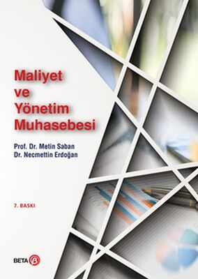 Maliyet ve Yönetim Muhasebesi - 1