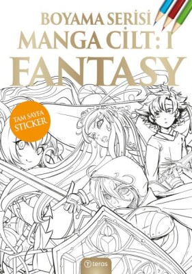 Manga Boyama Cilt I: Fantasy - Teras Kitap
