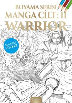 Manga Boyama Cilt II: Warrior - Teras Kitap