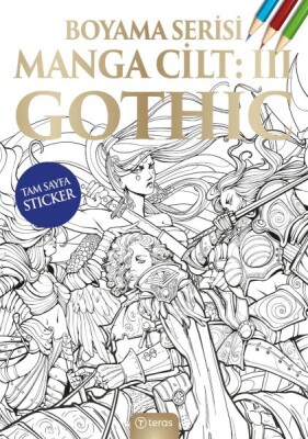 Manga Boyama Cilt III: Gothic - Teras Kitap