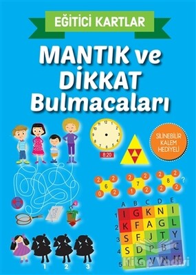 Mantık ve Dikkat Bulmacaları - Eğitici Kartlar - Teleskop