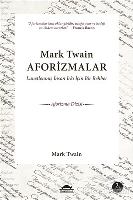 Mark Twain Aforizmalar - Maya Kitap