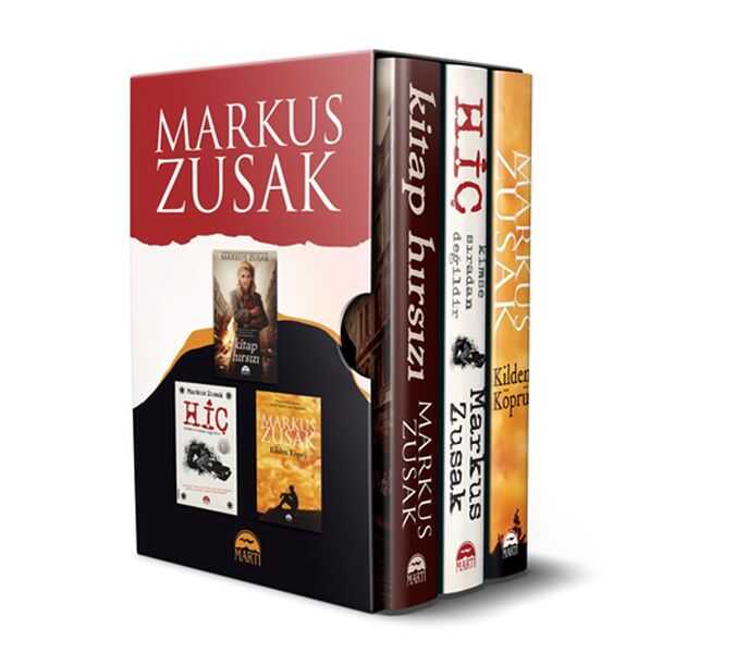 Martı Yayınları - Markus Zusak Seti - 3 Kitap Kutulu