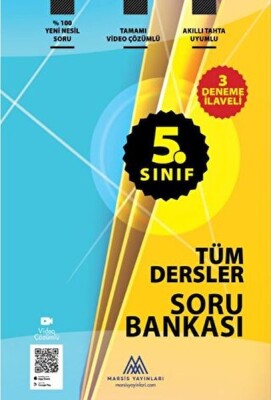 Marsis Yayınları 5. Sınıf Tüm Dersler Soru Bankası - Marsis Yayınları