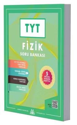 Marsis Yayınları TYT Fizik Soru Bankası 5 Deneme Hediyeli-Video Çözümlü - Marsis Yayınları