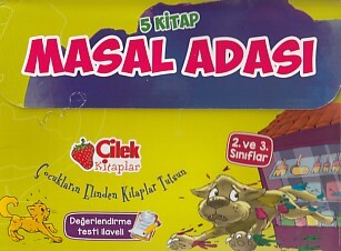 Masal Adası Serisi (5 Kitap Kutulu) - (2. ve 3. Sınıf) - Çilek Yayınları