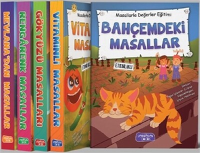 Masallarla Değerler Eğitimi - 5 Kitap Set - Yediveren Çocuk