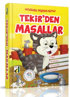 Masallarla Değerler Eğitimi - Tekirden Masallar (Ciltli) - Damla Yayınevi