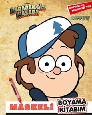 Maskeli Boyama Kitabım Dipper - Esrarengiz Kasaba - Beta Kids