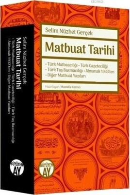 Matbuat Tarihi - Büyüyen Ay Yayınları