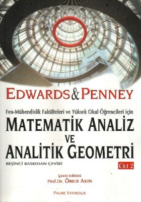 Matematik Analiz ve Analitik Geometri Cilt 2 - Palme Yayıncılık