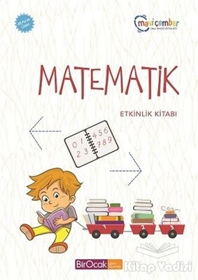 Matematik Etkinlik Kitabı (48 Ay ve Üzeri) - Mavi Çember Okul Öncesi Eğitim - Bir Ocak Yayınları