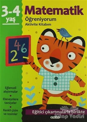 Matematik Öğreniyorum 3-4 Yaş Aktivite Kitabım - 1