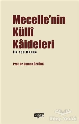 Mecelle'nin Küllı Kadileleri - 1