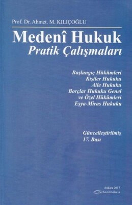 Medenî Hukuk Pratik Çalışmaları - Turhan Kitabevi