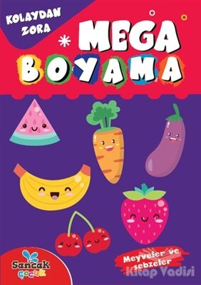 Mega Boyama - Meyveler ve Sebzeler - 1