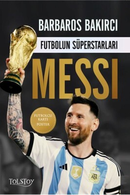 Messi - Futbolun Süperstarları - Futbolcu Kartı Poster - Tolstoy