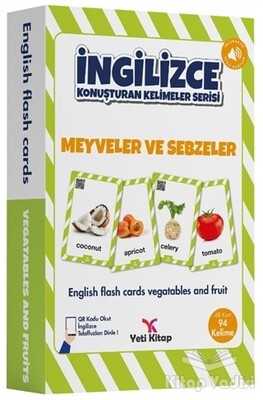 Meyveler ve Sebzeler - İngilizce Konuşturan Kelimeler Serisi - Yeti Kitap