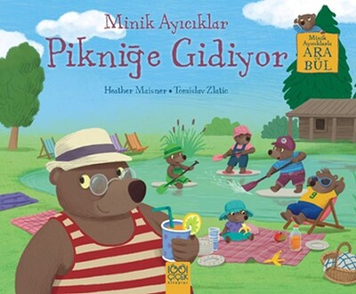 Minik Ayıcıklar Pikniğe Gidiyor - 1001 Çiçek Kitaplar