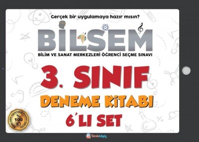 Minik Bilgin Bilsem 3. Sınıf Deneme Kitabı 6'lı Set - Minik Bilgin