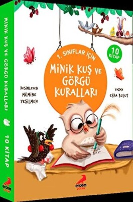 Minik Kuş ve Görgü Kuralları - 10 Kitap - Erdem Yayınları