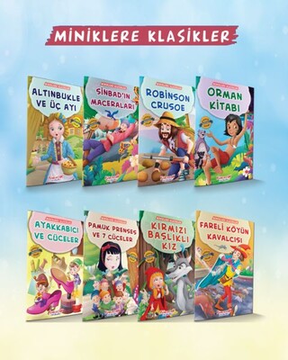 Miniklere Klasikler Seti (8 Kitap Takım) - Yumurcak Yayınları