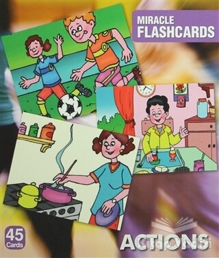 Miracle Flashcards - Actions-Box 45 Cards - MK Publications