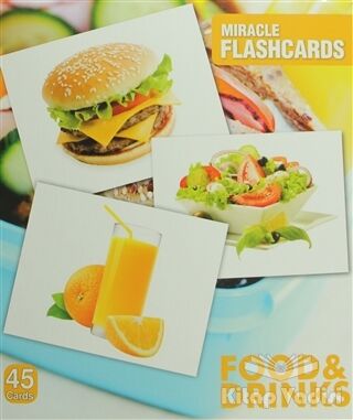 Miracle Flashcards - Food and Drink-Box 45 Cards - 1
