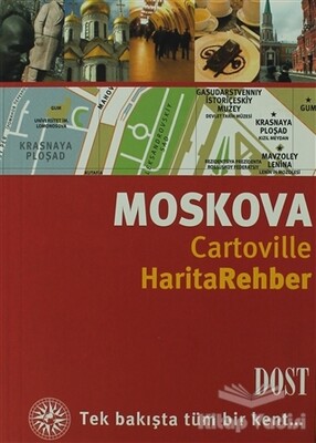 Moskova Cartoville Harita Rehber - Dost Kitabevi Yayınları