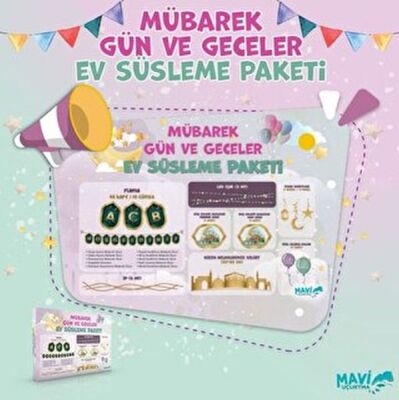 Mübarek Gün ve Geceler Ev Süsleme Paketi - 1