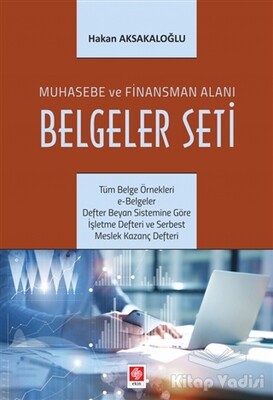 Muhasebe ve Finansman Alanı Belgeler Seti - Ekin Yayınevi