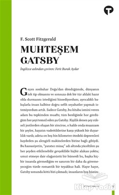Muhteşem Gatsby - Turkuvaz Kitap