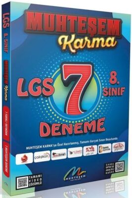 Muhteşem Yayınları 2023 LGS 7 li Karma Deneme Seti - 1