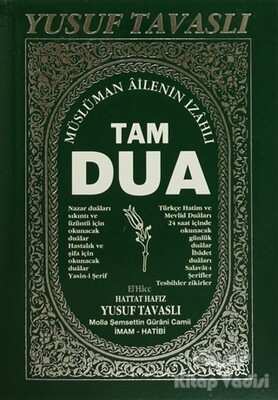 Müslüman Ailenin İzahlı Tam Dua Kitabı (B04) - Tavaslı Yayınları