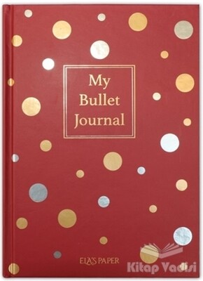 My Bullet Journal Defter (Confetti Kırmızı) - Ela's Paper