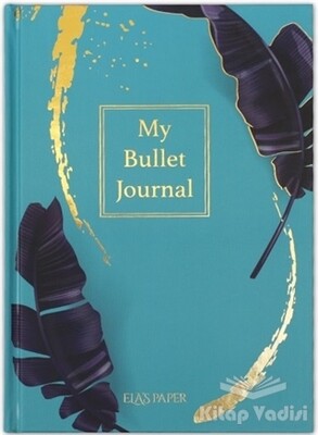 My Bullet Journal Defter (Tropikal Mavi) - Ela's Paper