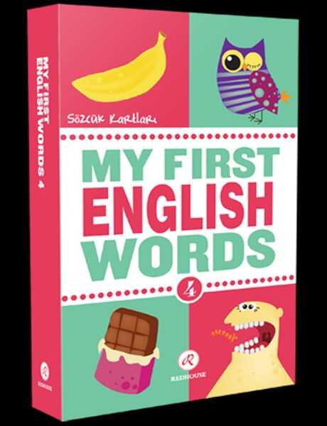 Kidz Redhouse Çocuk Kitapları - My First English Words 4 (Sözcük Kartları)