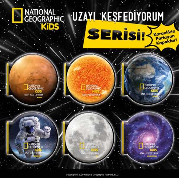 Beta Kids - National Geographic Kids - Uzayı Keşfediyorum Mini Set - 6 Kitap Takım